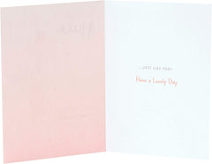 Just for You Niece Cute Nutmeg Birthday Card