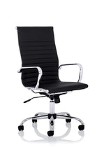 Nola High Back Black Soft Bonded Leather Executive Chair OP000226 DD