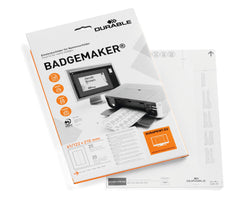 Durable BADGEMAKER Table Place Name Holder Inserts 61x210mm (Pack 20) - 146002
