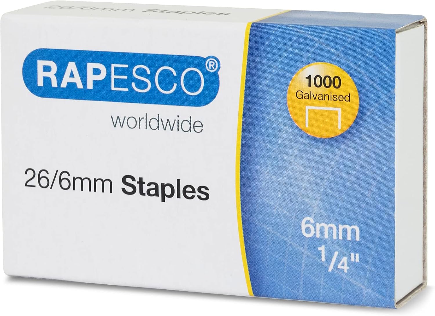Rapesco Mini Stapler, Staples and Punch Set – Blue