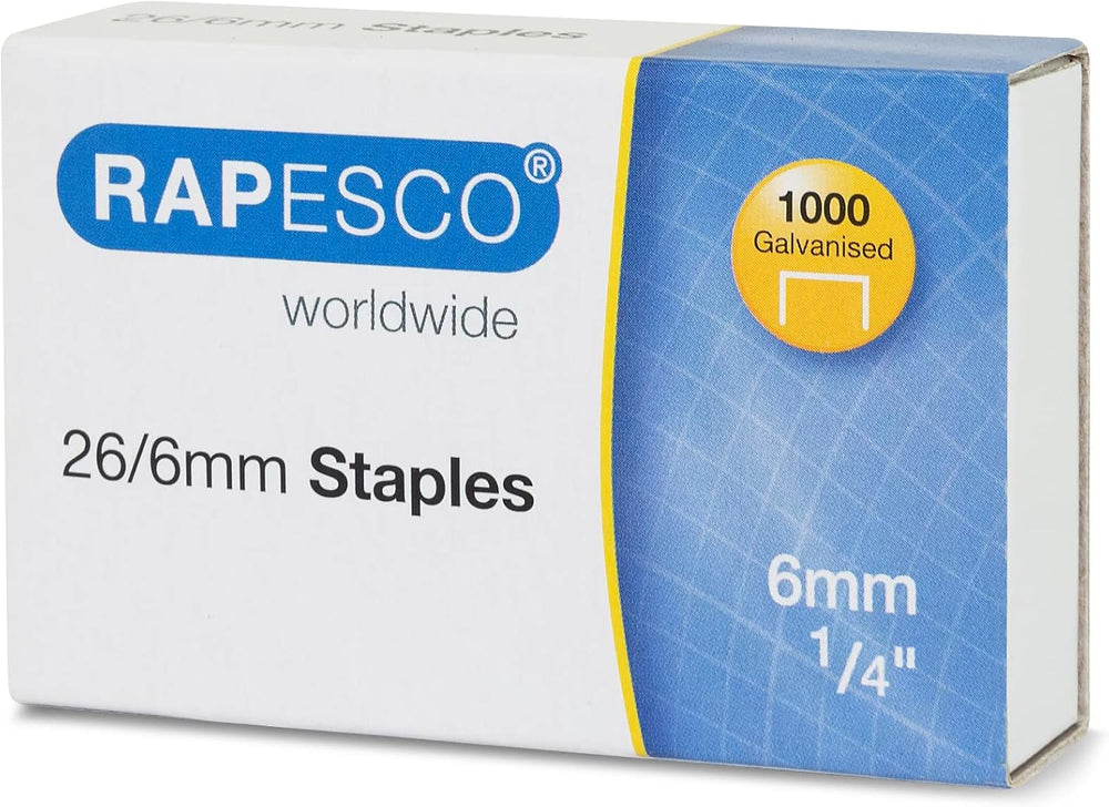 Rapesco Mini Stapler, Staples and Punch Set – Blue