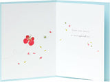Flower Petal Butterflies Into The Meadow Range Birthday Card