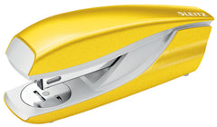 Leitz NeXXt WOW Half Strip Metal Office Stapler 30 Sheet Yellow - 55021016
