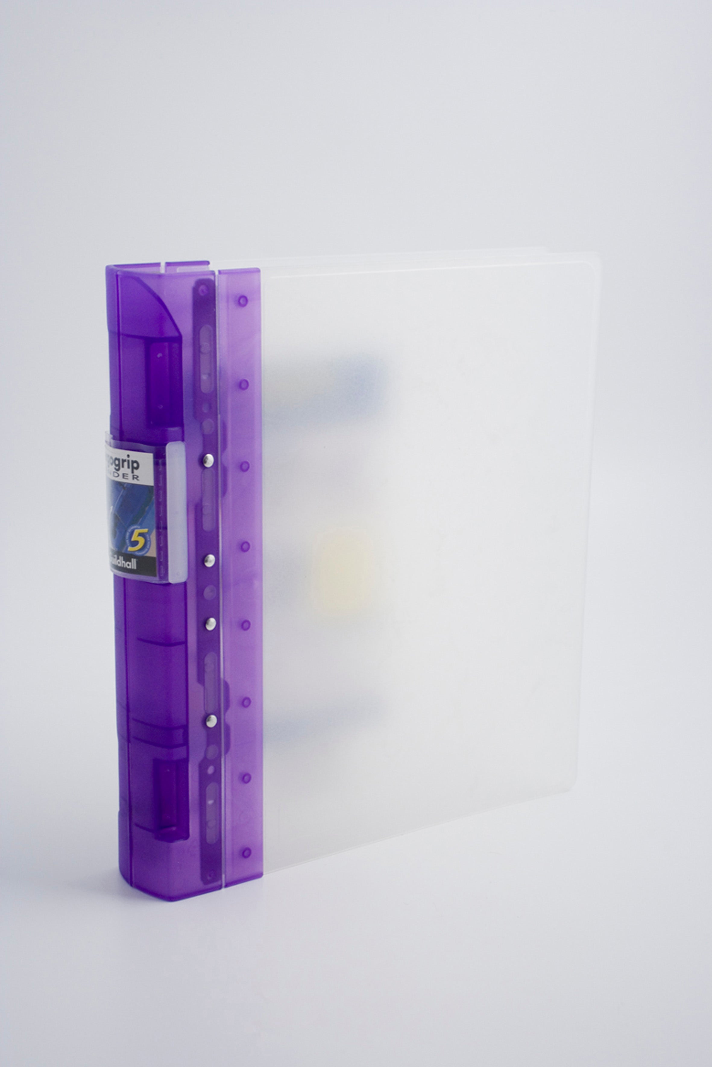 Guildhall GLX Ergogrip Ring Binder Polypropylene 8 Prongs Making 4 x 55mm Rings A4 Lilac (Pack 2) - 4544Z