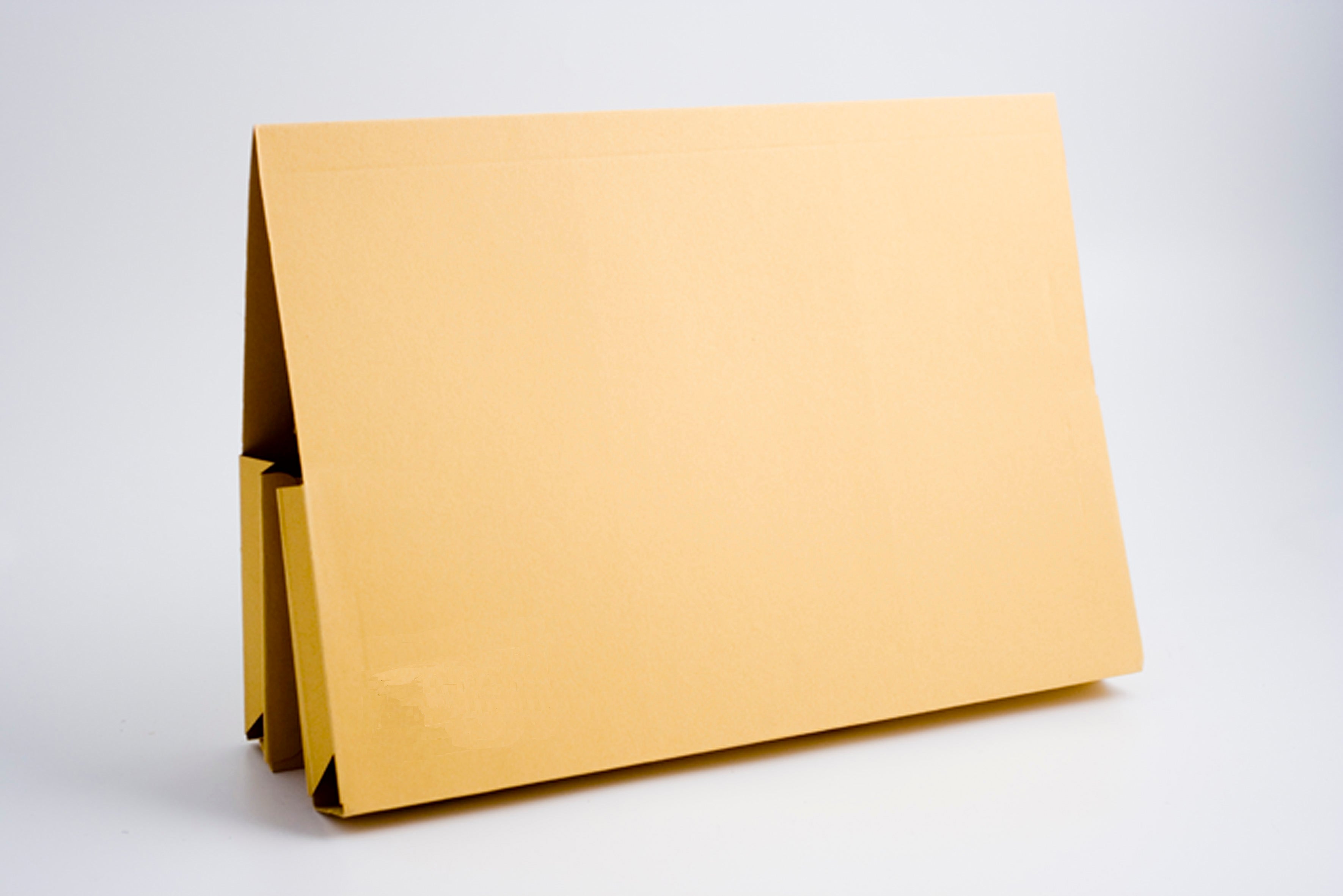 Guildhall Double Pocket Legal Wallet Manilla Foolscap 315gsm Yellow (Pack 25) - 214-YLWZ