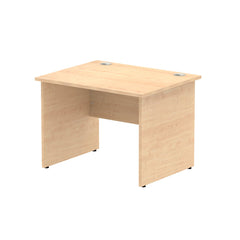 Impulse 1000 x 800mm Straight Desk Maple Top Panel End Leg MI000436 DD