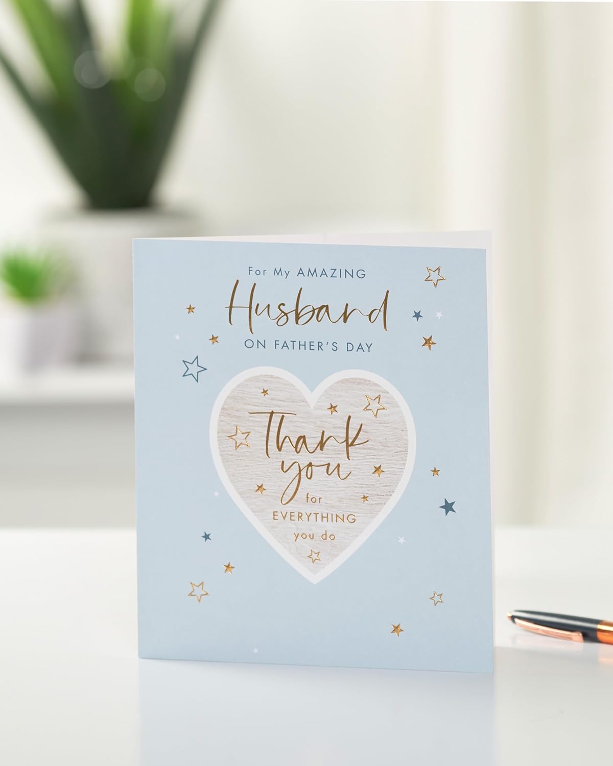 UK Greetings Father's Day Card for Husband - Thank You Design