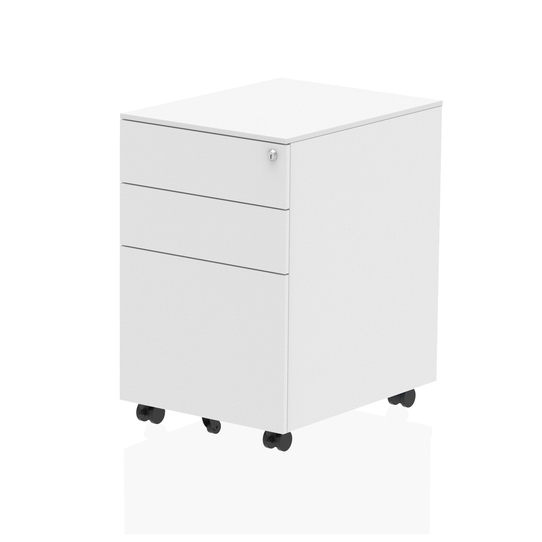 Dynamic Steel Mobile Pedestal White I000726 DD