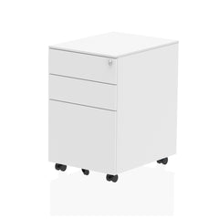 Dynamic Steel Mobile Pedestal White I000726 DD