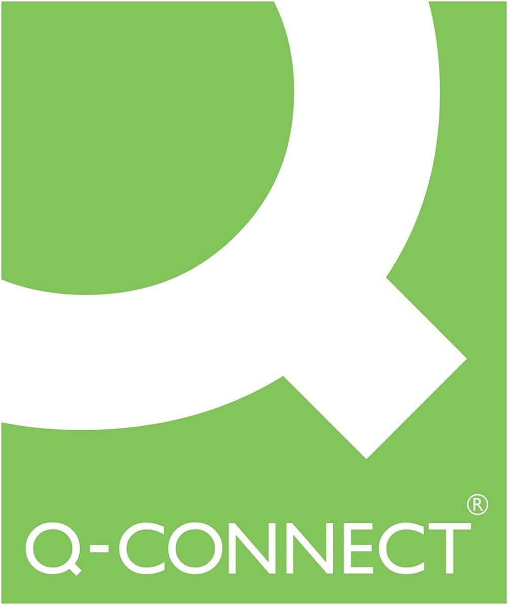 Q-Connect 25mm Green Plastic Ended 100 Treasury Tags