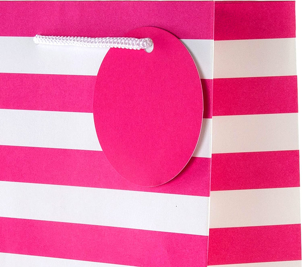 Contemporary Pink Designs Gift Bag Bundle Bottle Bag Medium Bag & Large Bag