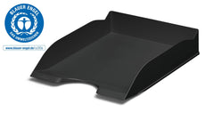 Durable ECO Stackable Letter Tray for Filing A4 Documents 80% Recycled Plastic Black - 775601