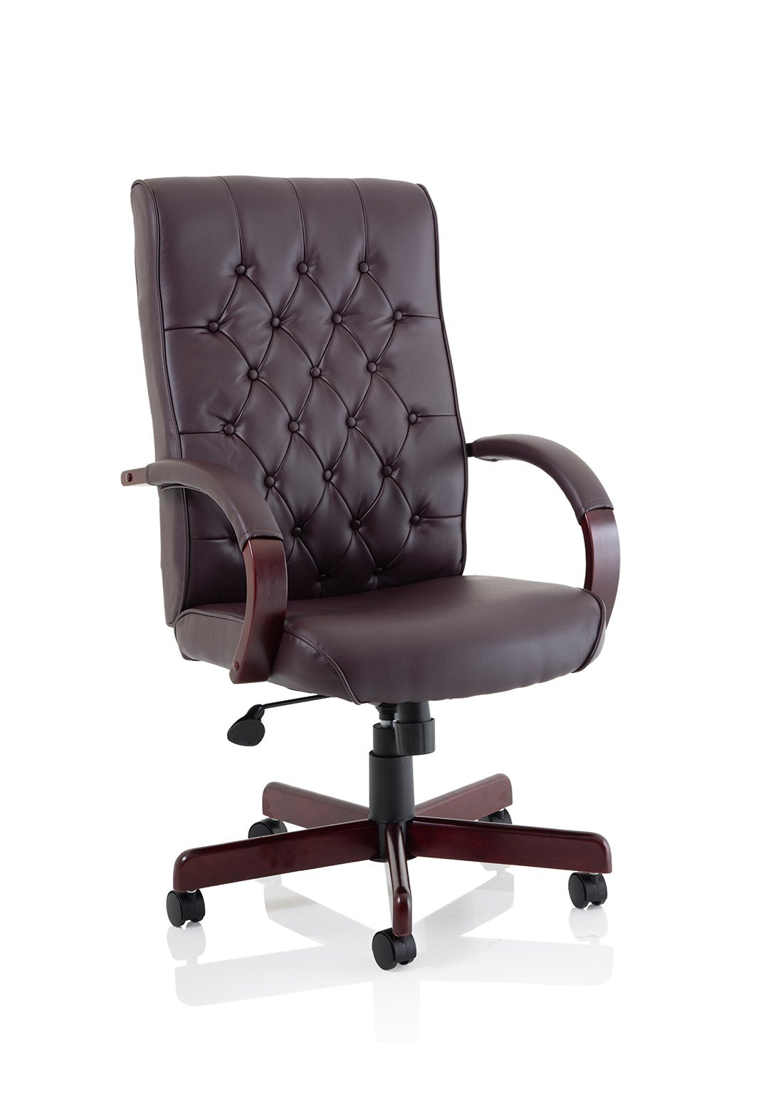 Chesterfield Executive Chair Burgundy Leather EX000004 DD