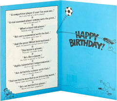 As You're Mad About Football Birthday Card