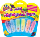 6 Scented Mini Highlighters