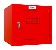 Phoenix CL Series Size 1 Cube Locker in Red with Key Lock CL0344RRK DD