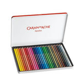 Caran d’Ache Swisscolor water-soluble colour pencils in a box of 30, featuring vibrant, high-quality art supplies for drawing and coloring.