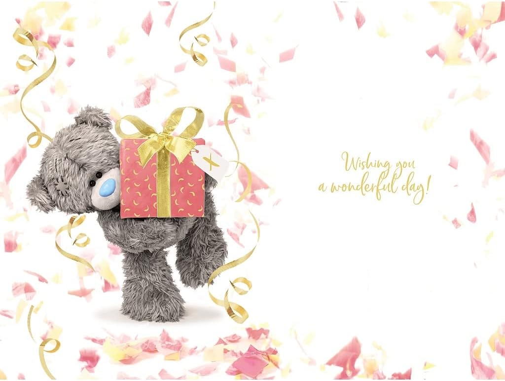 Carte Blanche 3D holographic friend birthday greeting card with colorful holographic design and festive imagery.