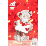 Carte Blanche Anniversary greeting card featuring a husband bear illustration with an envelope design.