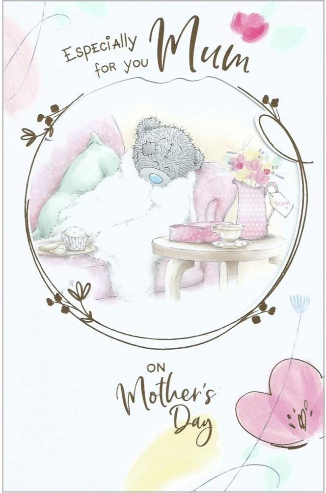 Carte Blanche Bear in Bath Towel greeting card with cute bear illustration, perfect for sending warm wishes.
