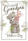 Carte Blanche Bear Wonderful Grandma Mother's Day Card featuring a cute bear illustration and heartfelt message inside.