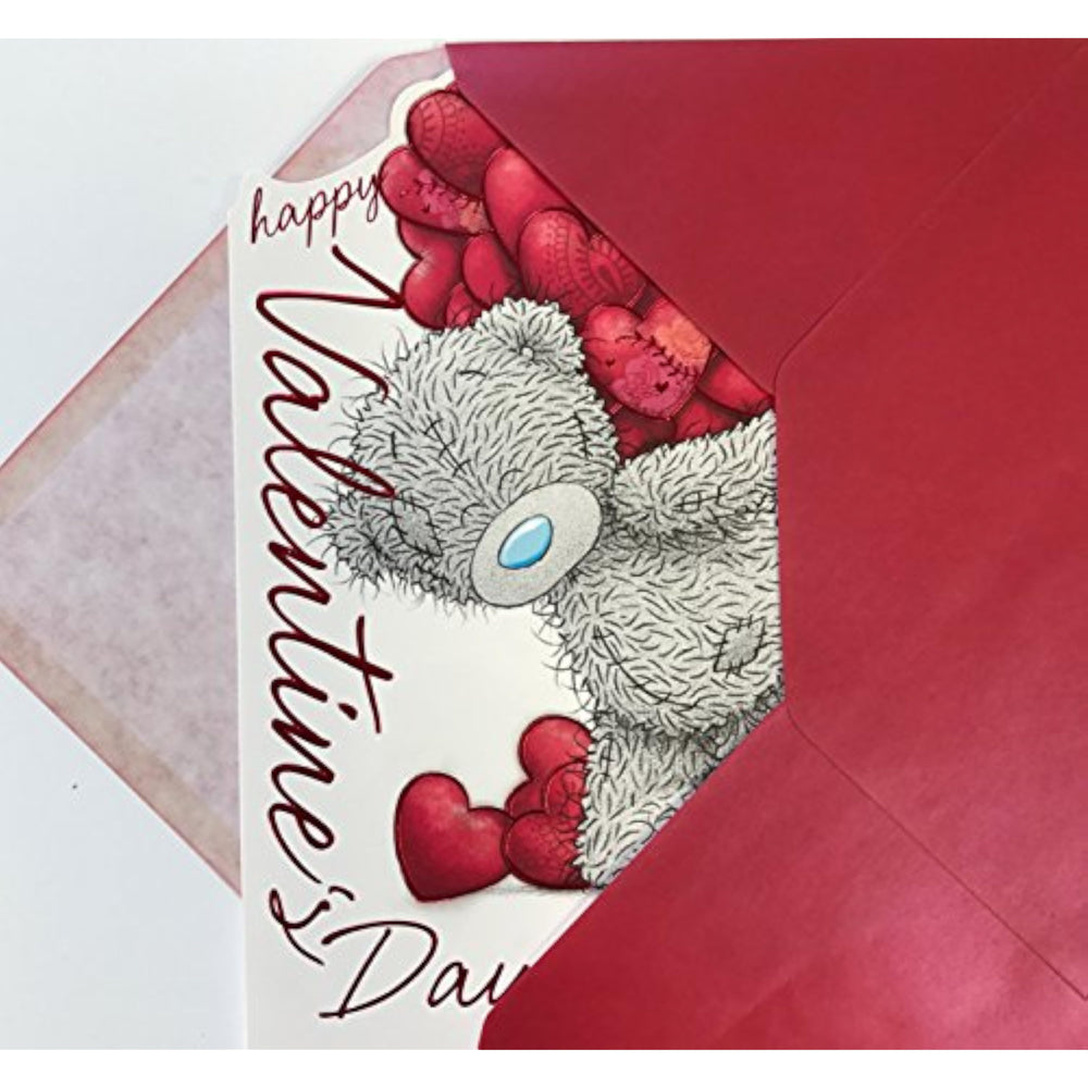 Carte Blanche Bundle of Hearts Bear Valentine's Day greeting card featuring a cute bear design, perfect for expressing love.