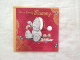 Carte Blanche Christmas greeting card featuring a heartfelt message from a little girl to her mummy, with festive holiday design.