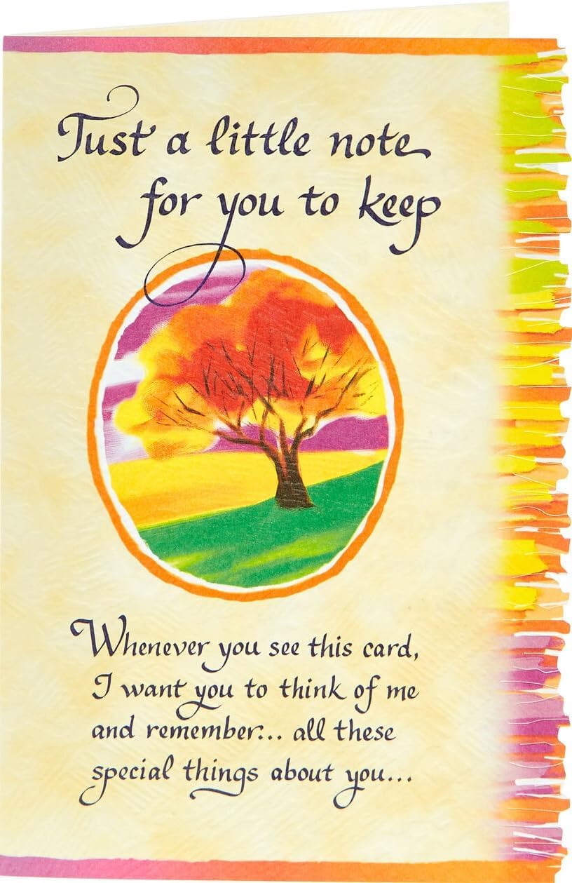 Carte Blanche Just a Little Note for You greeting card featuring a charming design, perfect for sending thoughtful messages.
