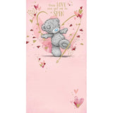 Carte Blanche Me to You Bear Valentine's Day greeting card featuring a cute bear and romantic message in a colorful design.