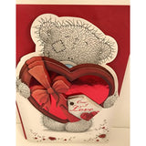 Carte Blanche Me to You Valentine’s Day greeting card featuring a cute bear and heartfelt message for special occasions.