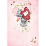 Carte Blanche open bear holding heart greeting card, featuring a cute bear design and heartfelt message in a greeting card.