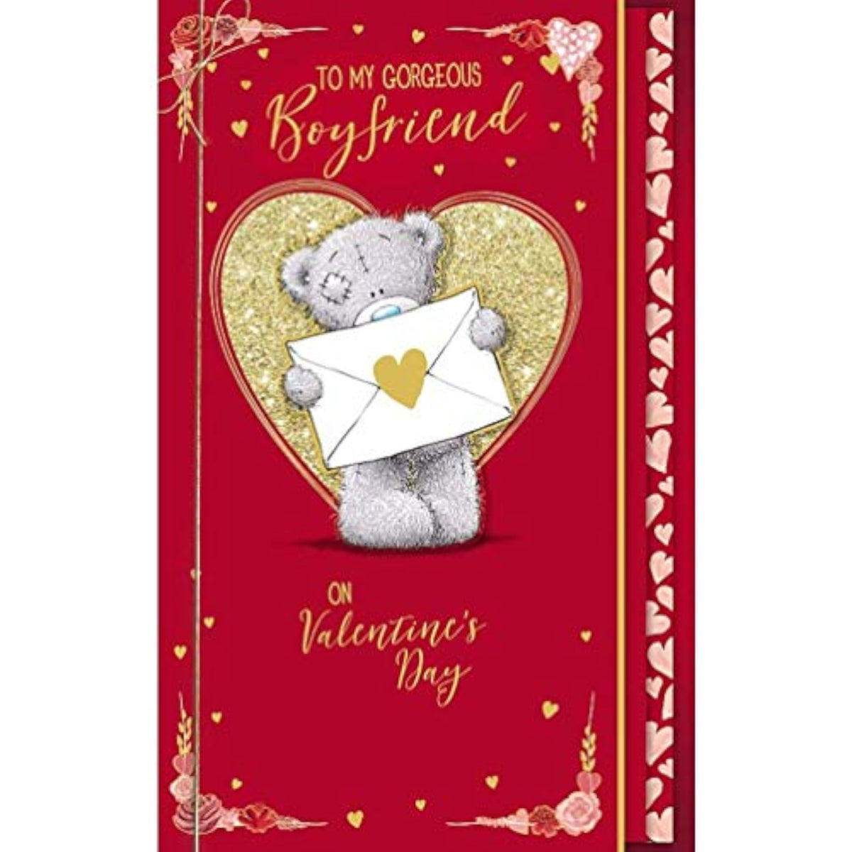 Carte Blanche Valentine's Day greeting card featuring a romantic message for my perfect fiancé, with elegant design and heartfelt sentiment.