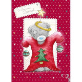 Carte Blanche greeting card featuring a Tatty Teddy bear in a Christmas jumper, perfect for someone special during the holidays.