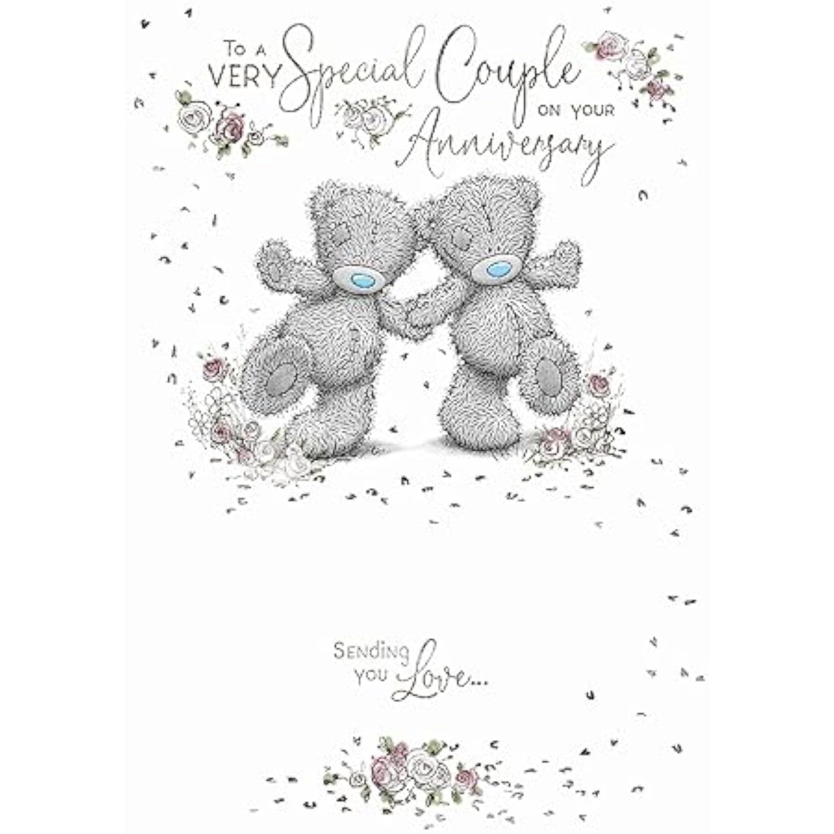 Carte Blanche Very Special Couple Anniversary Card displaying elegant design and heartfelt message for celebrating love and milestones
