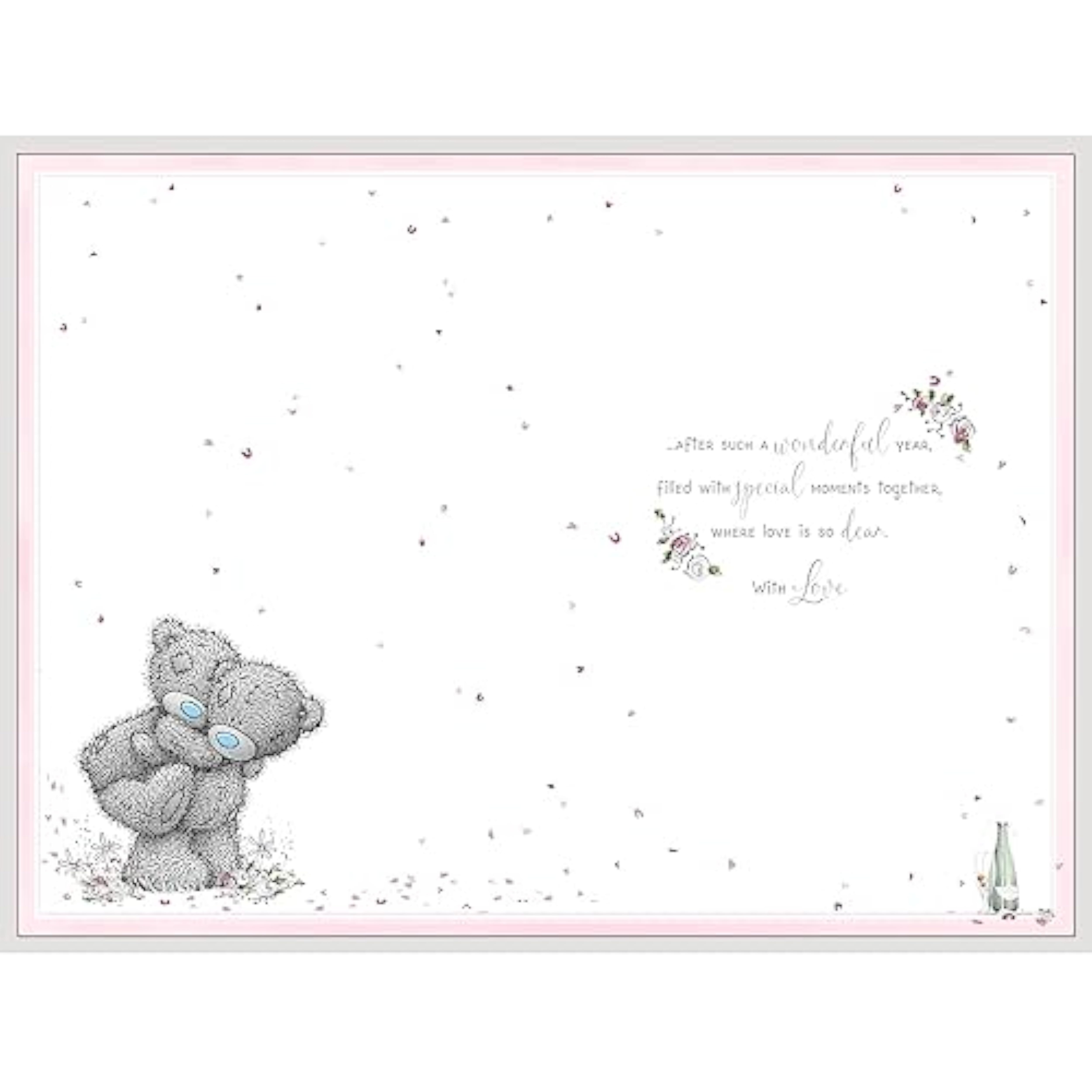 Carte Blanche Very Special Couple Anniversary Card, greeting card with elegant design for celebrating special occasions for couples.