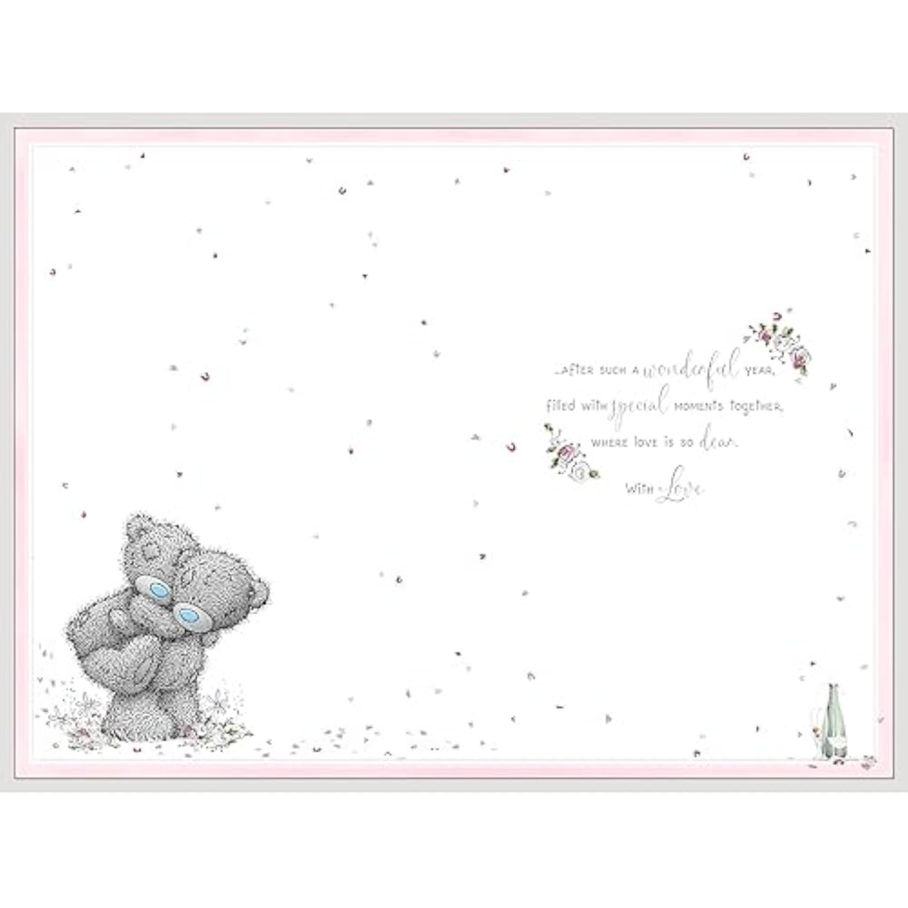 Carte Blanche Very Special Couple Anniversary Card, greeting card with elegant design for celebrating special occasions for couples.
