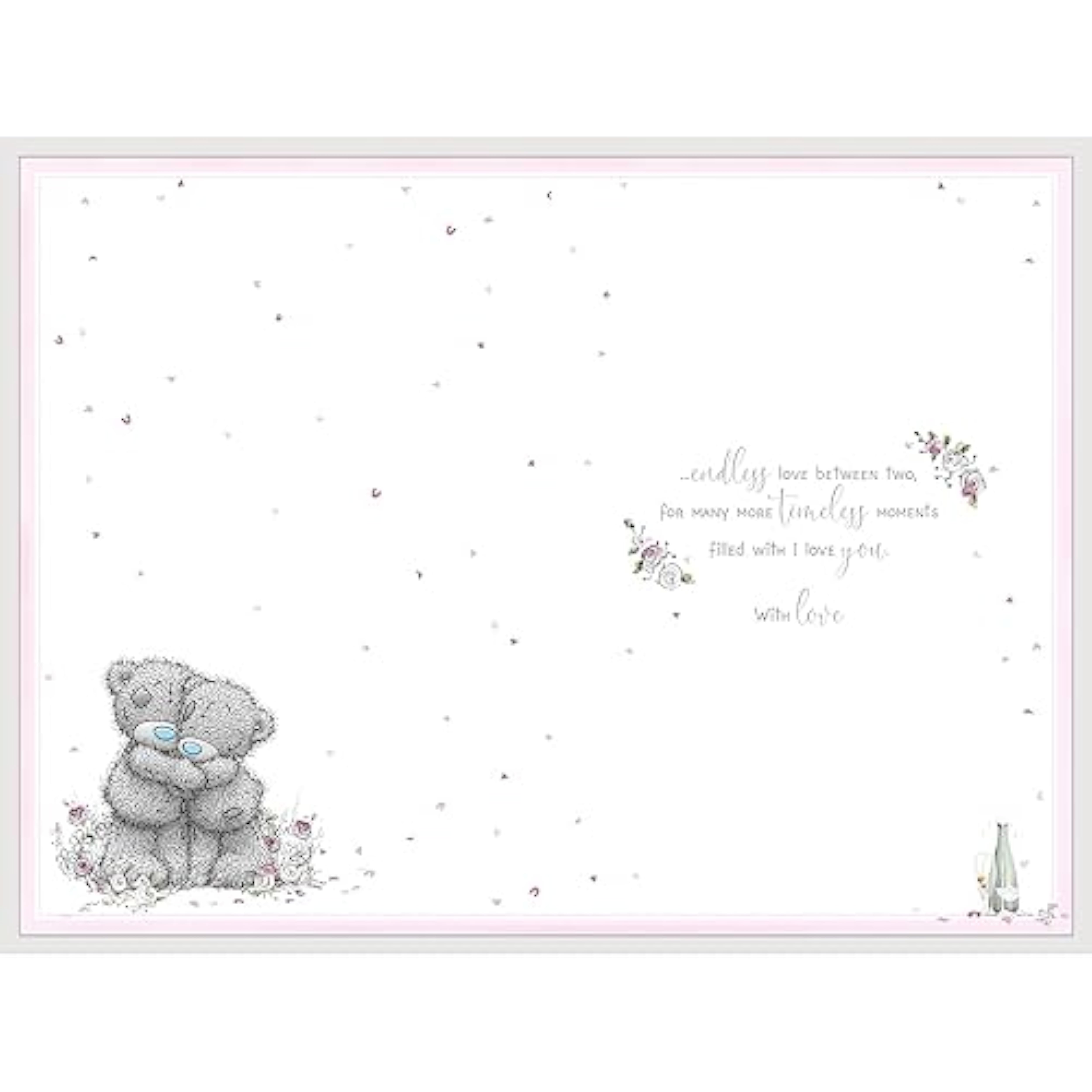 Carte Blanche Wonderful Mum and Dad anniversary greeting card with floral design and heartfelt message.