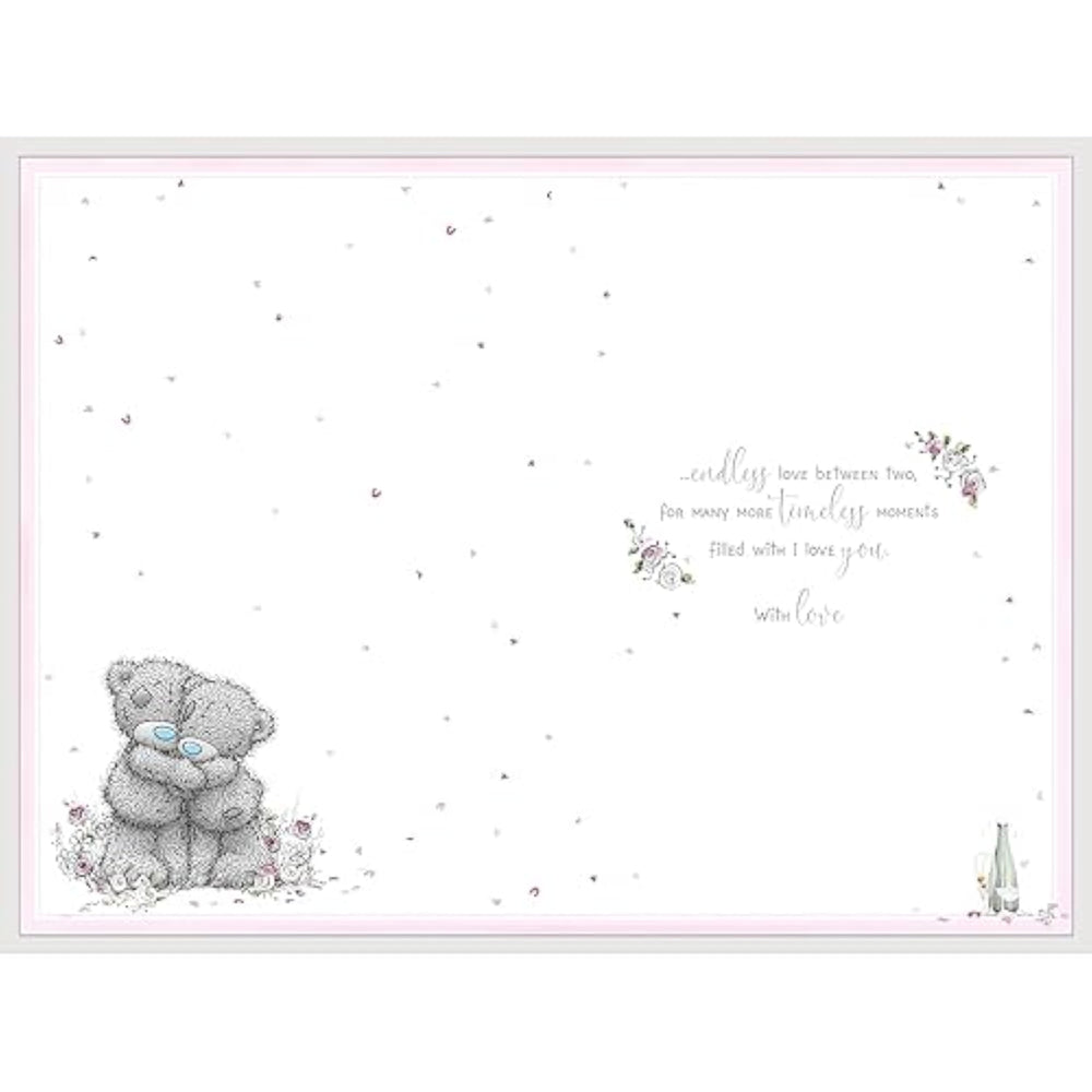 Carte Blanche Wonderful Mum and Dad anniversary greeting card with floral design and heartfelt message.