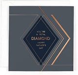 Carte Blanche Father's Day greeting card with "You're a Total Diamond" message, featuring a celebratory design and heartfelt message.