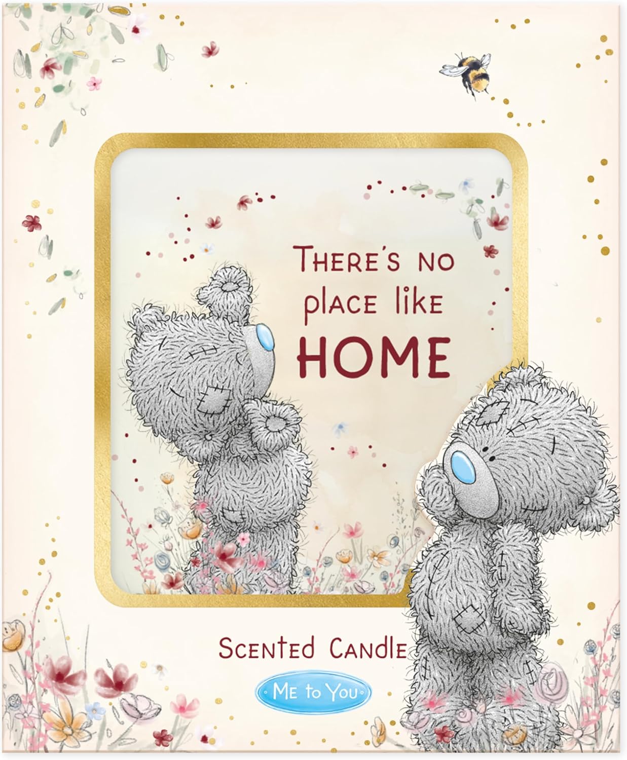 Carte Blanche Tatty Teddy scented soy wax candle in gift box, featuring a cozy home fragrance with slow-burning design.