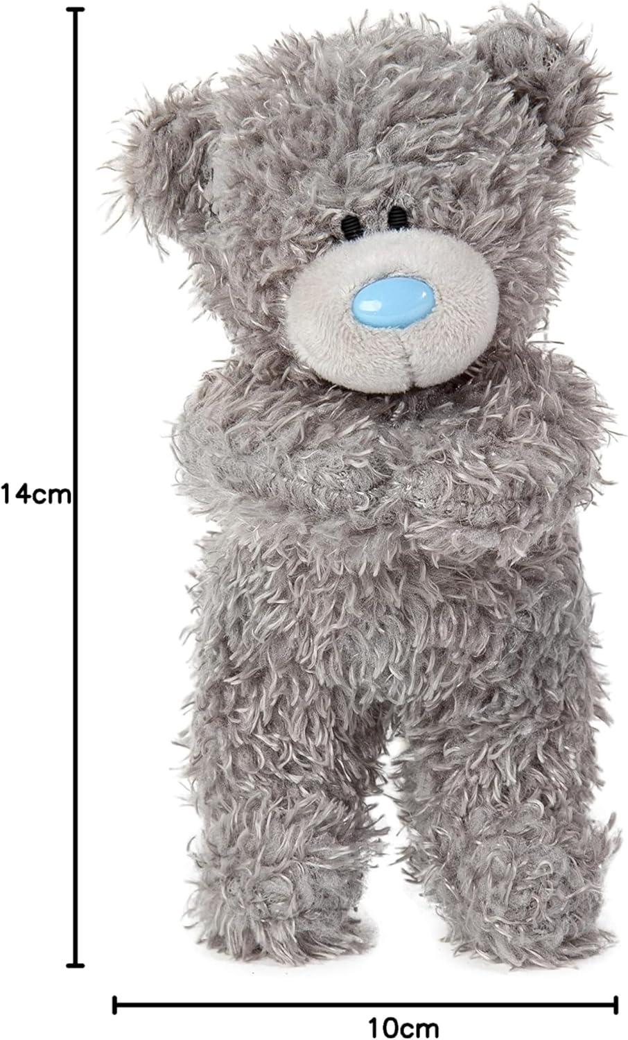 Carte Blanche Me to You Bear 16th birthday mug set with ceramic mug and plush bear, in grey.