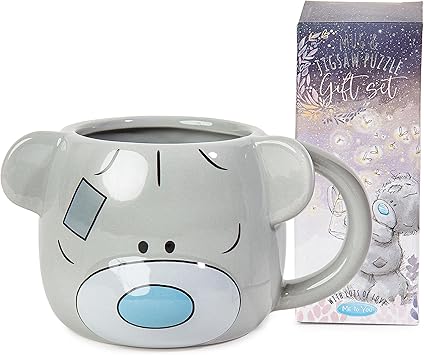 Set of large Carte Blanche mugs featuring puzzle-themed designs, perfect for enjoying hot beverages in style.
