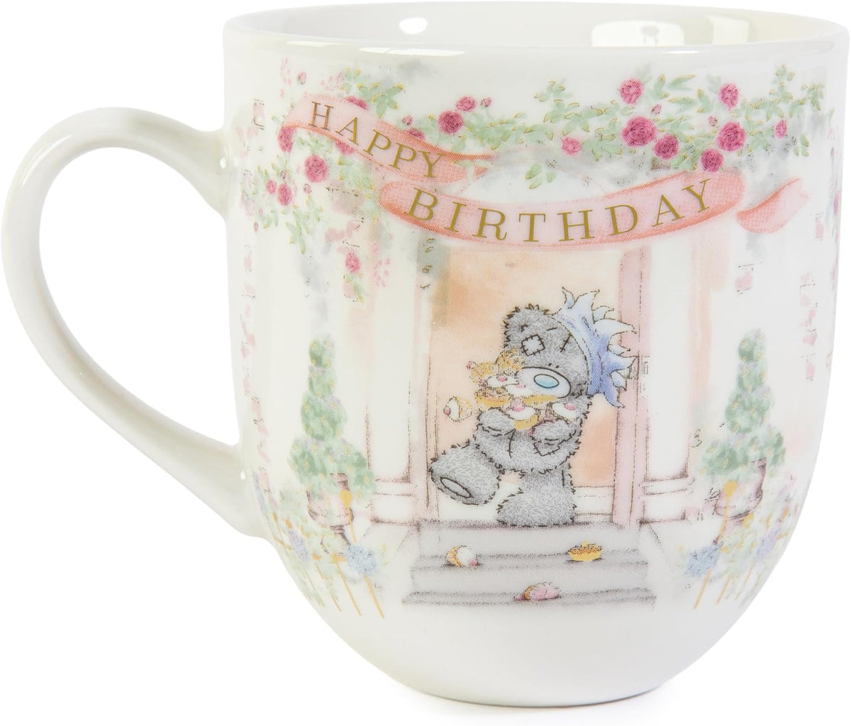 Carte Blanche Tatty Teddy luxury bone china birthday mug with satin-lined gift box, part of the Signature Collection.