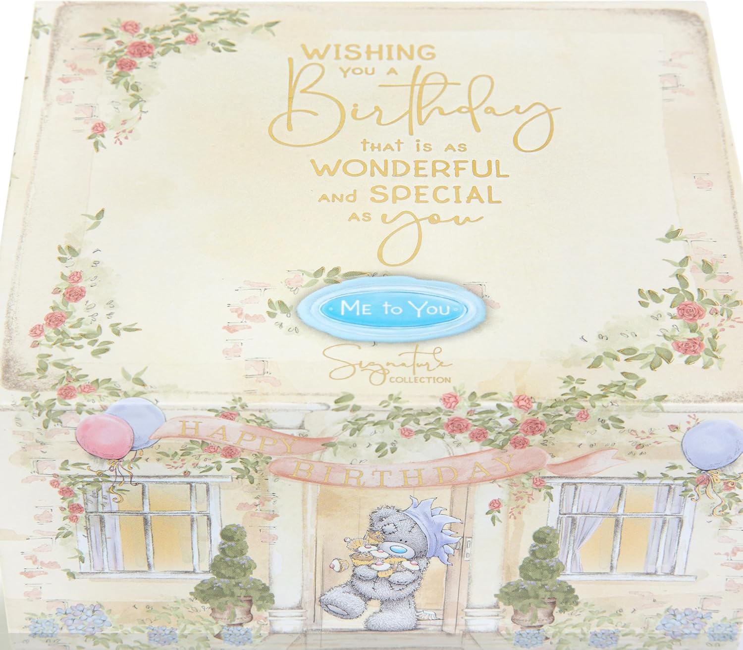 Carte Blanche Tatty Teddy luxury bone china birthday mug in satin-lined gift box from the Signature Collection.