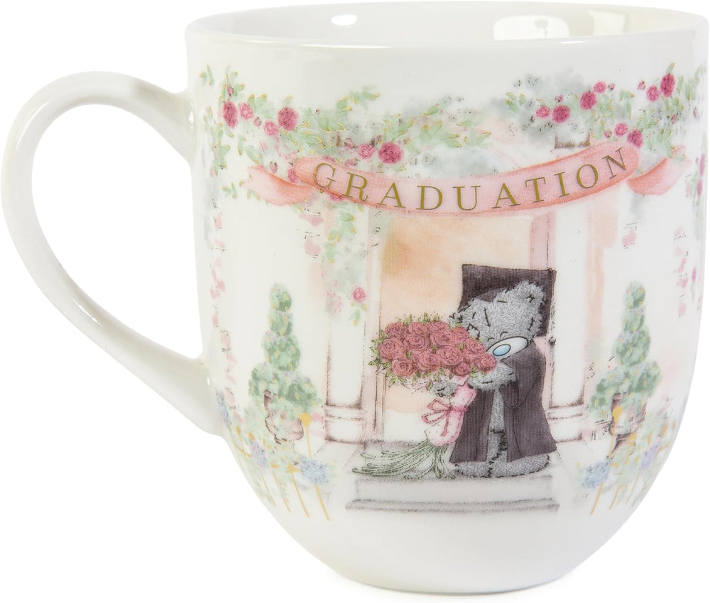 Tatty Teddy luxury bone china mug for graduation, presented in a satin-lined gift box from Carte Blanche's Signature Collection.