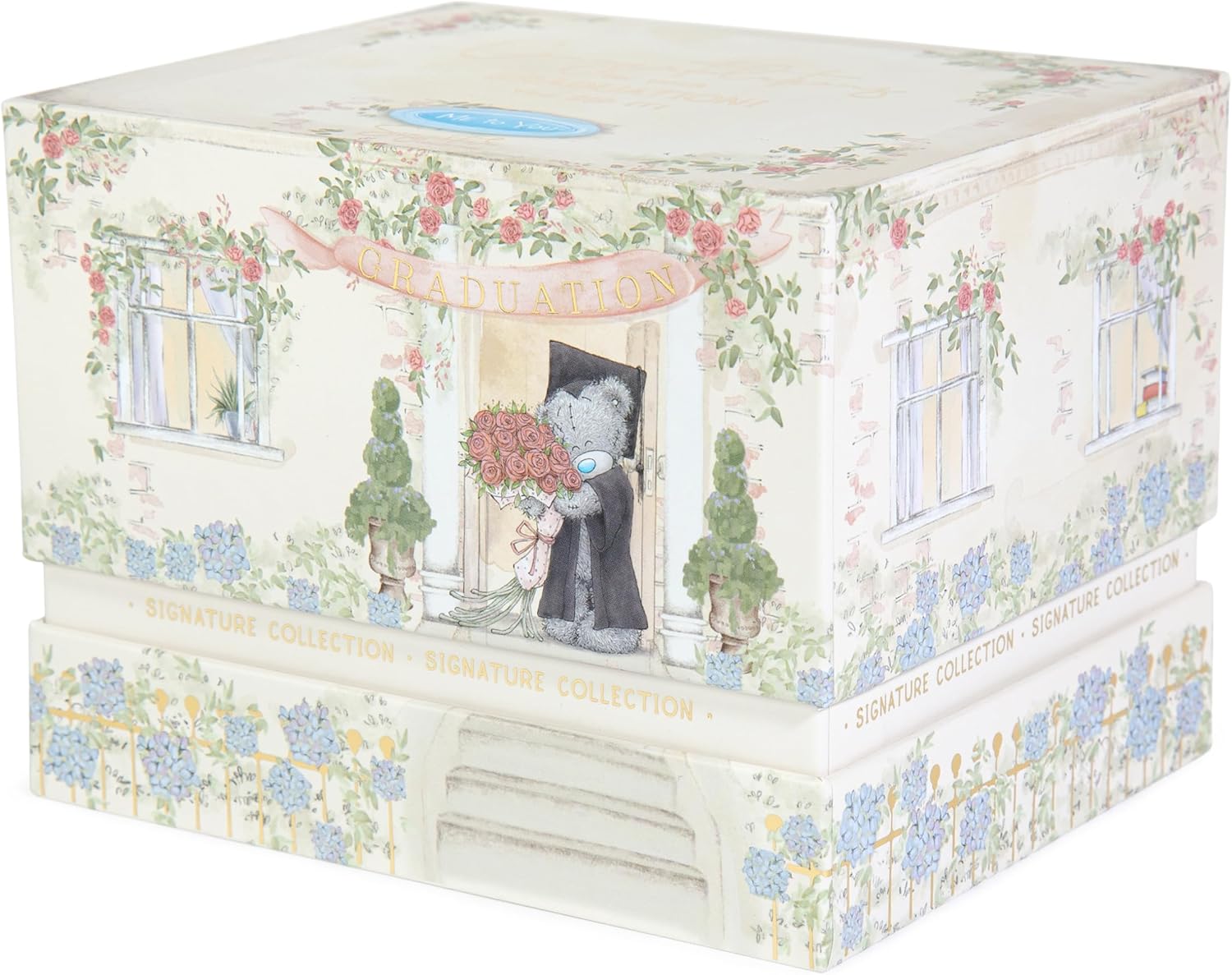 Carte Blanche Tatty Teddy luxury bone china mug for graduation in satin-lined gift box, part of the Signature Collection.