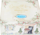 Tatty Teddy luxury bone china mug for graduation, presented in a satin-lined gift box from Carte Blanche Signature Collection.