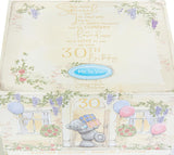 Tatty Teddy luxury bone china mug by Carte Blanche in satin-lined box, perfect for 30th birthday gift, part of Signature Collection.