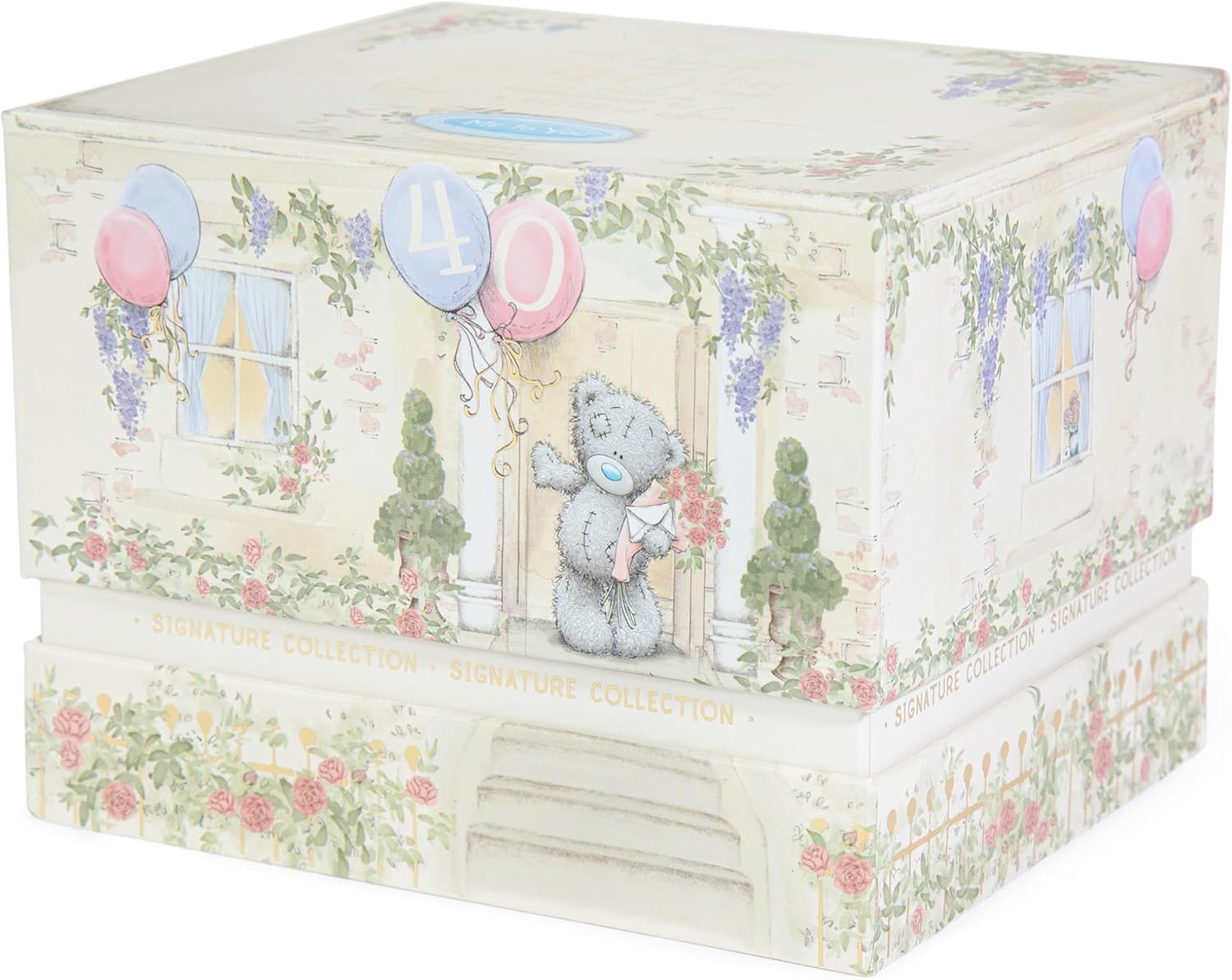 Tatty Teddy luxury bone china mug from Carte Blanche's Signature Collection in satin-lined box, ideal for 40th birthday gift.