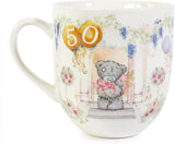 Tatty Teddy luxury bone china mug by Carte Blanche in satin-lined box, ideal 50th birthday gift from the Signature Collection